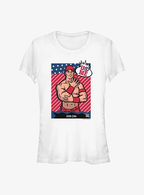 WWE John Cena U Can?t C Me Pop Art Girls T-Shirt