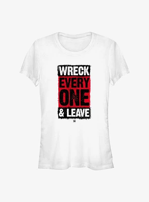 WWE Roman Reigns Wreck Everyone & Leave Girls T-Shirt