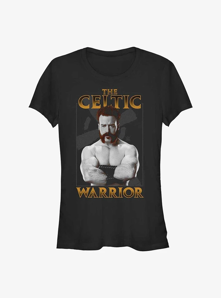 WWE Sheamus Celtic Warrior Portrait Girls T-Shirt