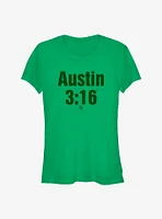 WWE Stone Cold Steve Austin 3:16 Green Era Girls T-Shirt