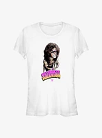 WWE The Ultimate Warrior Power Retro Girls T-Shirt