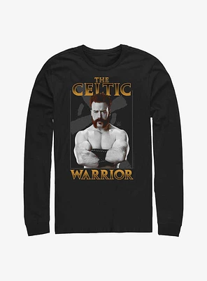 WWE Sheamus Celtic Warrior Portrait Long-Sleeve T-Shirt