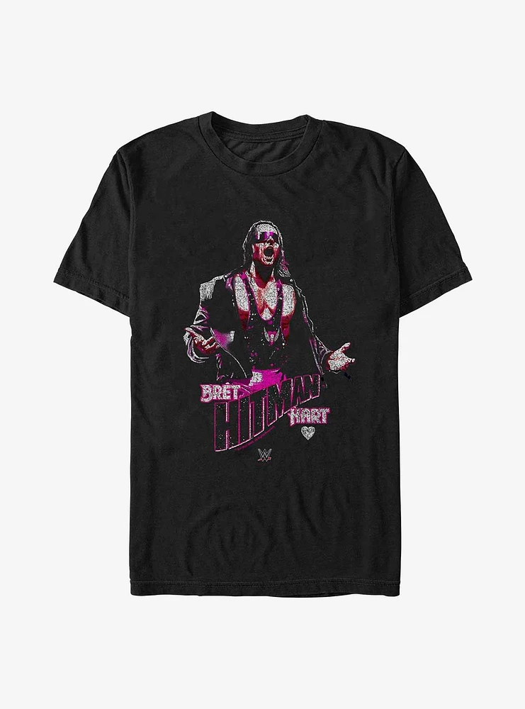 WWE Bret "Hitman" Hart Poster T-Shirt