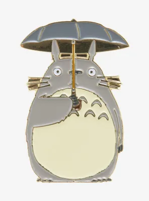 Studio Ghibli My Neighbor Totoro Totoro with Umbrella Enamel Pin - BoxLunch Exclusive
