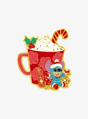 Loungefly Disney Lilo & Stitch Peppermint Mocha Enamel Pin - BoxLunch Exclusive