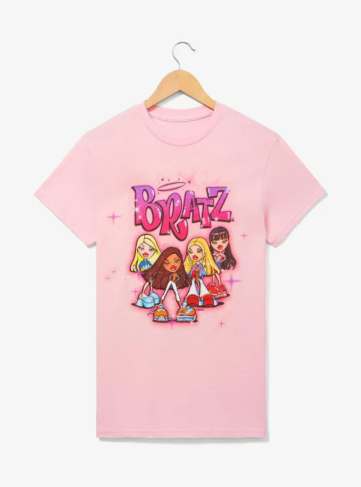 Bratz Group Portrait Airbrushed Women's T-Shirt - BoxLunch Exclusive