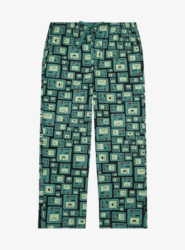 Adventure Time BMO Allover Print Plus Sleep Pants - BoxLunch Exclusive