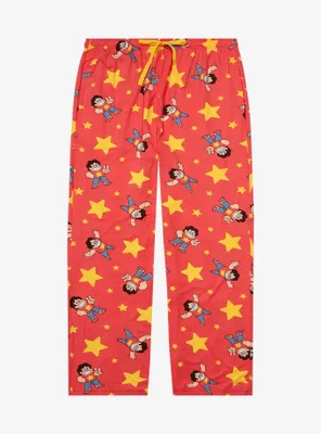 Steven Universe Stars & Allover Print Women's Plus Sleep Pants - BoxLunch Exclusive