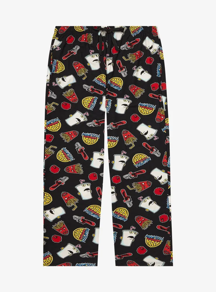 Boxlunch Aqua Teen Hunger Force Allover Print Women's Plus Sleep