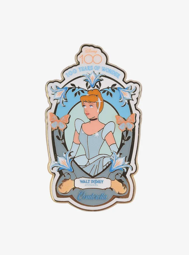 Disney 100 Cinderella Frame Portrait Enamel Pin - BoxLunch Exclusive
