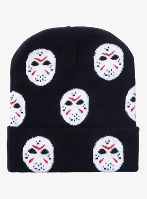 Friday The 13th Mask Beanie