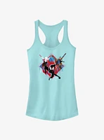 Marvel Spider-Man: Across The Spiderverse Trio Spider-Gwen Miles Morales and Spider-Punk Girls Tank