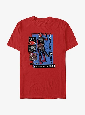 Marvel Spider-Man: Across The Spiderverse Punk Power Spider-Punk T-Shirt