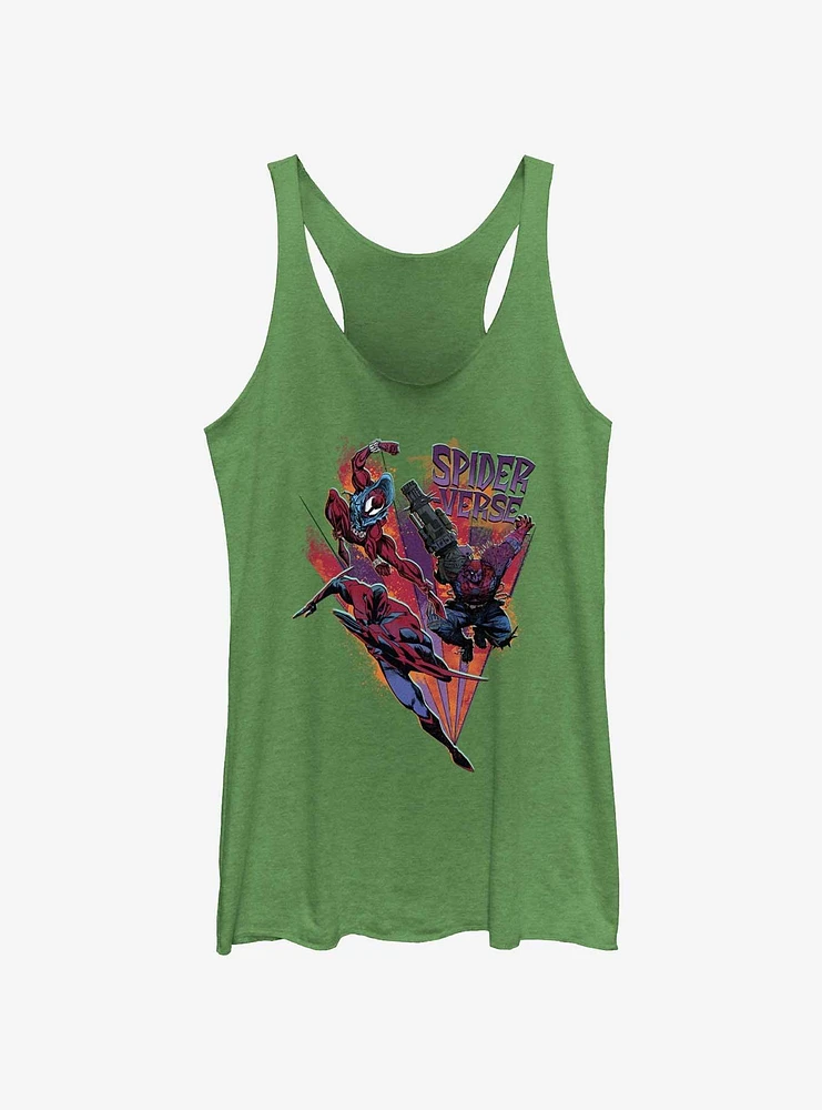 Marvel Spider-Man: Across The Spiderverse Trio Badge Girls Tank