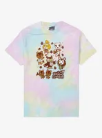 Animal Crossing: New Horizons NPCs Rainbow Tie-Dye Boyfriend Fit Girls T-Shirt