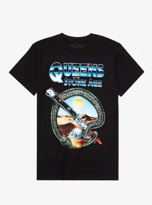 Queens Of The Stone Age Snake Knife T-Shirt
