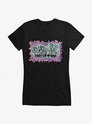 Monster High Group Pose Girls T-Shirt