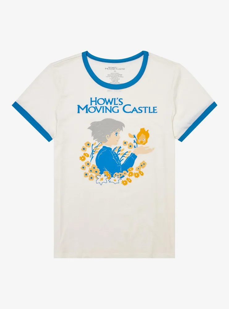 Studio Ghibli Howl's Moving Castle Sophie Girls Ringer T-Shirt