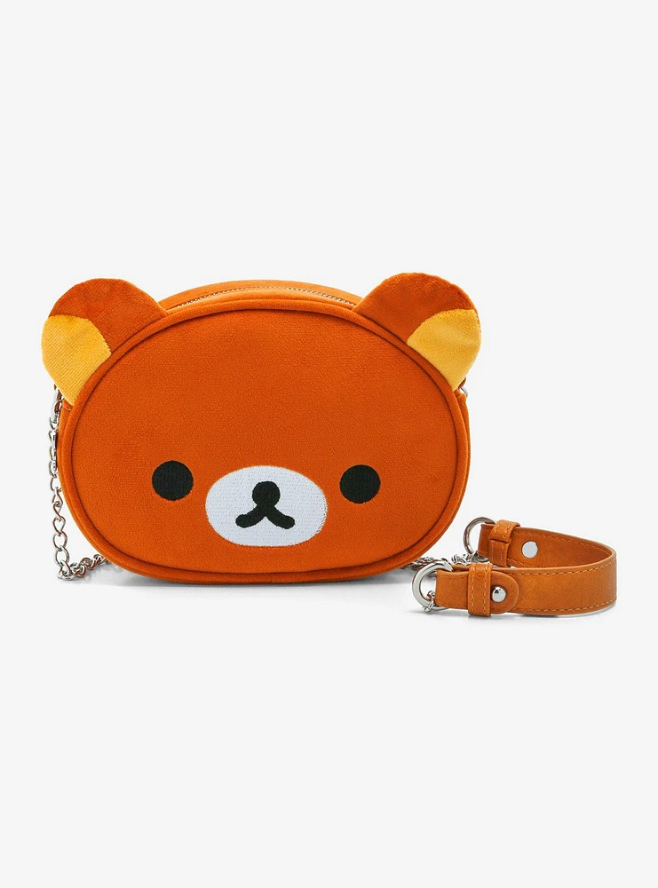 Rilakkuma Head Plush Crossbody Bag