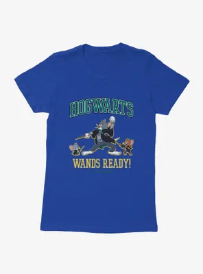 Tom & Jerry WB 100 Hogwarts Wands Ready! Womens T-Shirt
