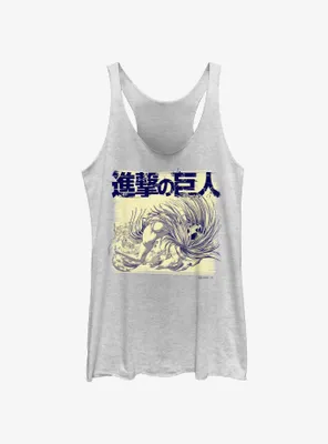 Attack on Titan Finding Overlay Womens Tank Top