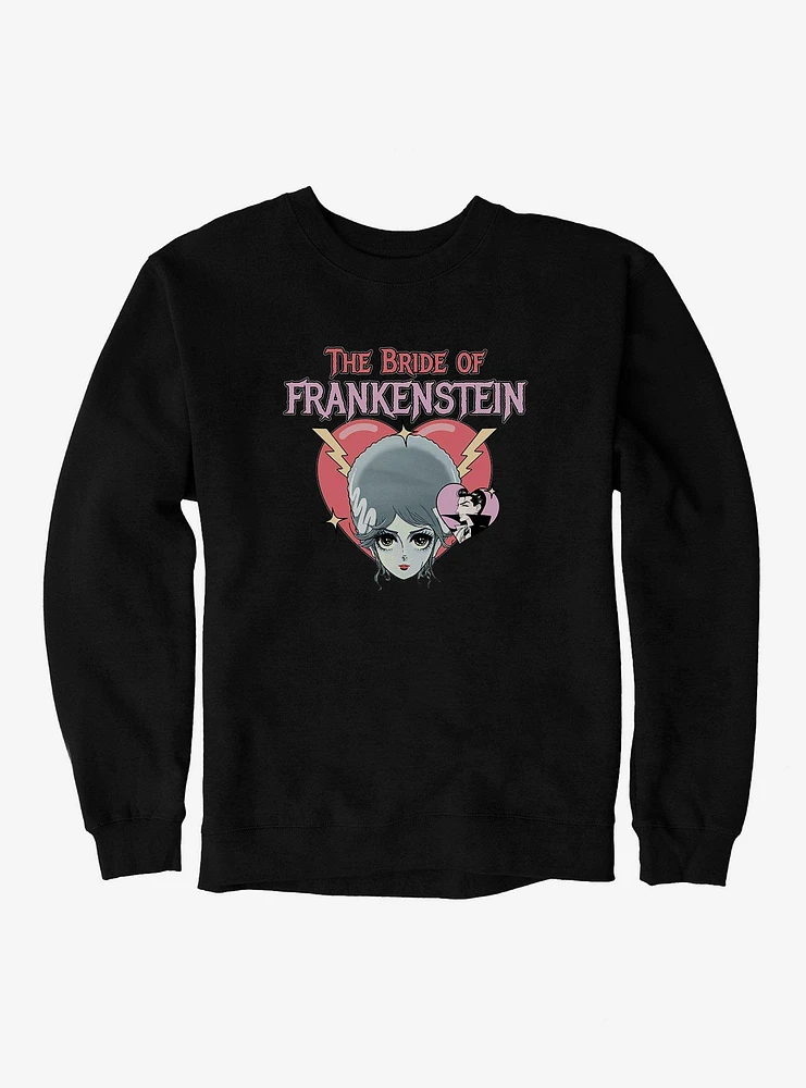 Monsters Anime The Bride Of Frankenstein Sweatshirt