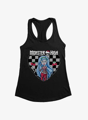 Monster High Ghoulia Yelps Checkerboard Heart Girls Tank