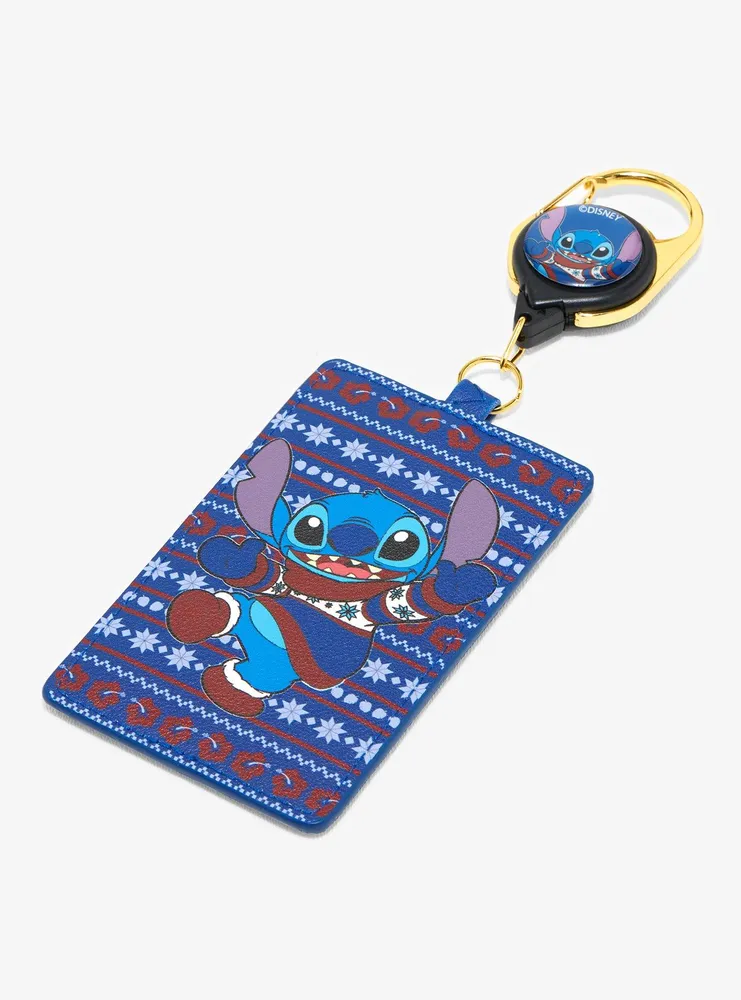 Loungefly Disney Lilo & Stitch Flowers Retractable Lanyard