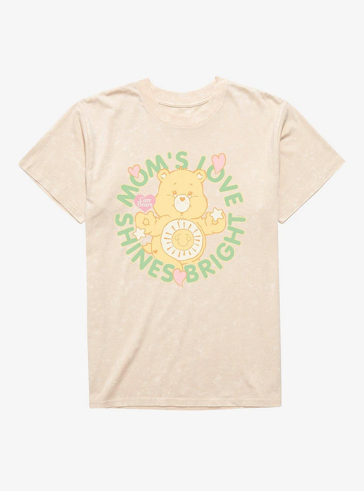 Care Bears Mom's Love Shines Bright Funshine Bear Mineral Wash T-Shirt