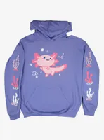 Axolotl Coral Hoodie