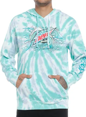 Mountain Dew Baja Blast Tie-Dye Hoodie