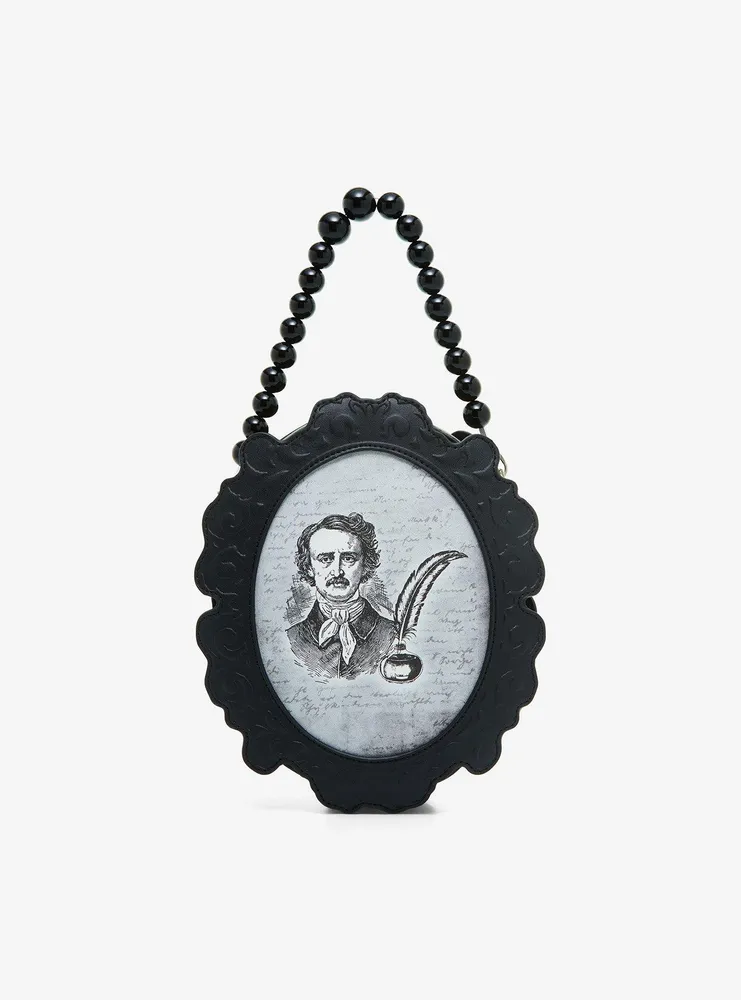 Edgar Allan Poe Cameo Crossbody Bag