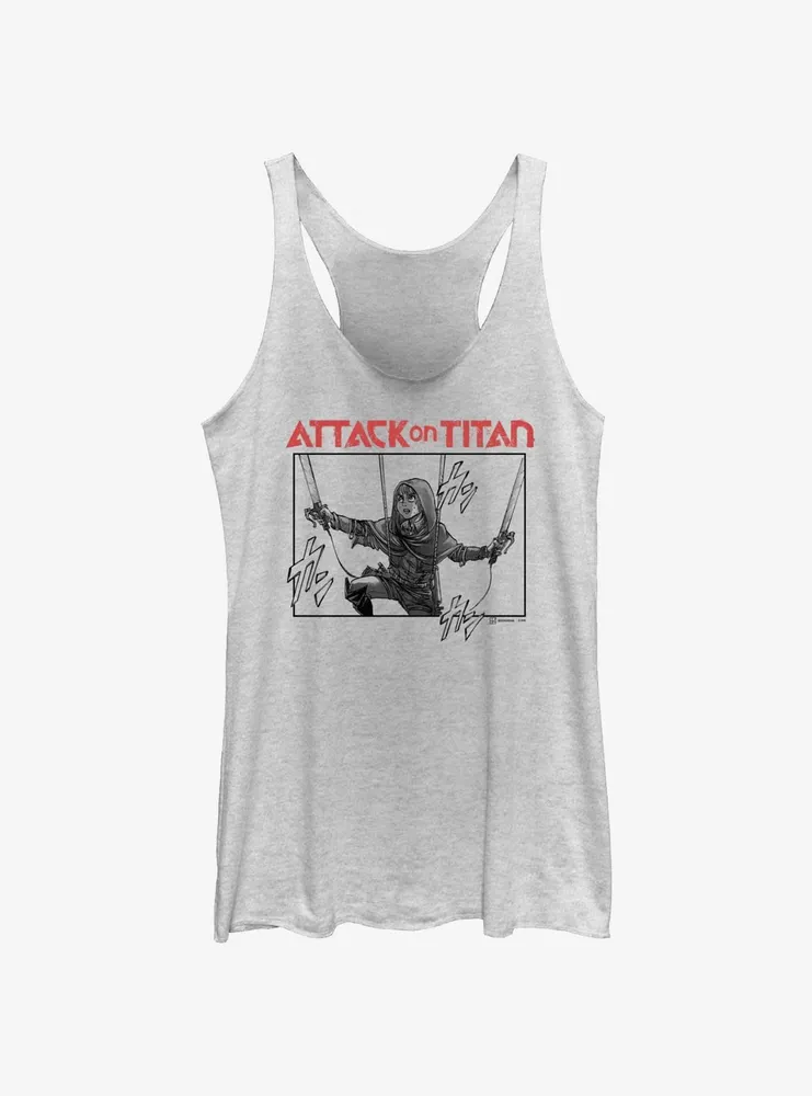 Attack on Titan Armin Struggling Manga Womens Tank Top