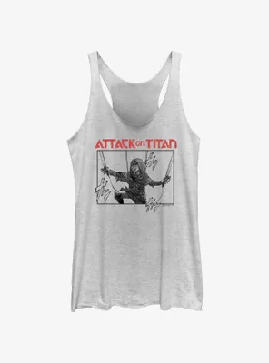 Attack on Titan Armin Struggling Manga Womens Tank Top