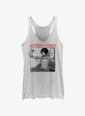 Attack on Titan Mikasa It's Pointless Manga Womens Tank Top BoxLunch Web Exclusive