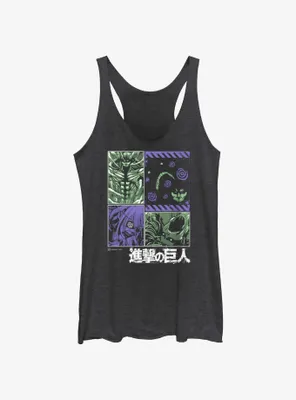 Attack on Titan Armored Founding and Titans Womens Tank Top