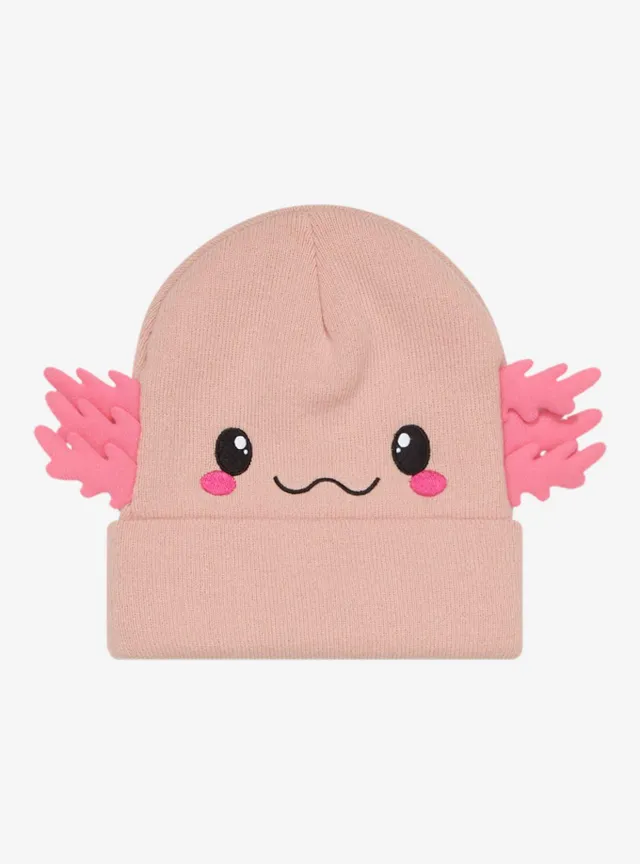 Pink Axolotl Sherpa Bucket Hat