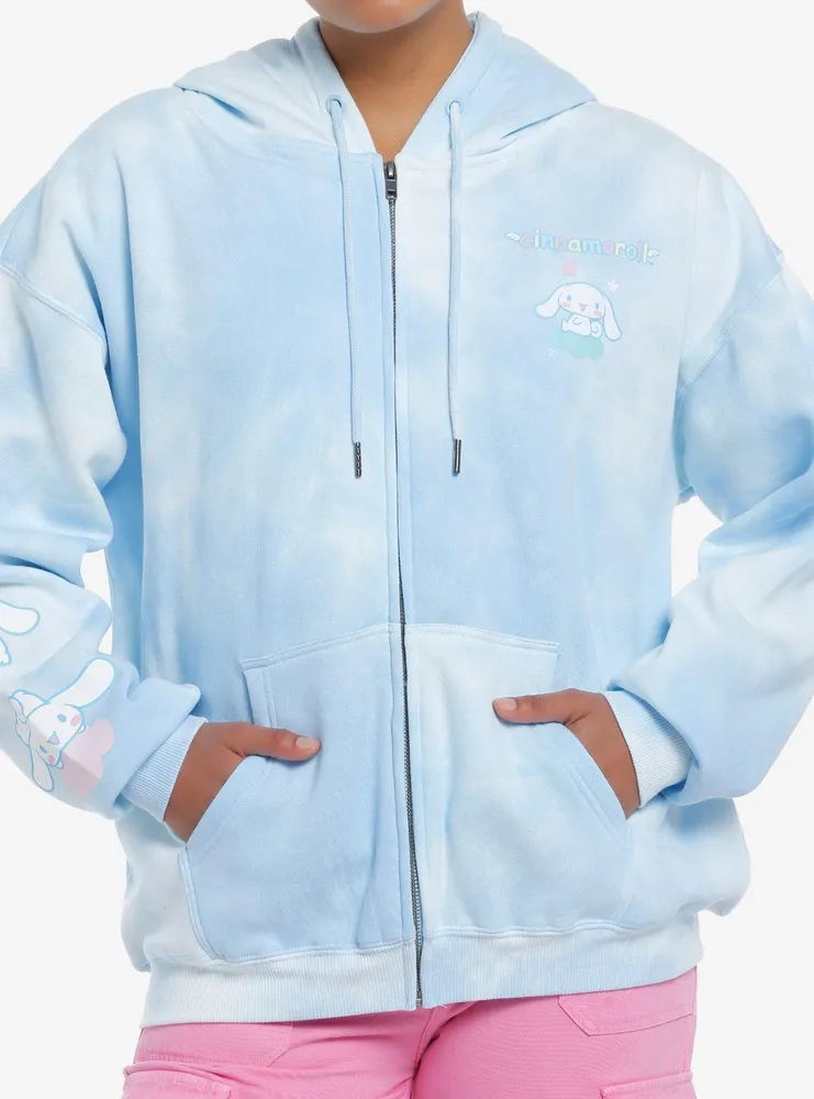 Hot Topic Cinnamoroll Unicorn Blue Tie-Dye Girls Hoodie