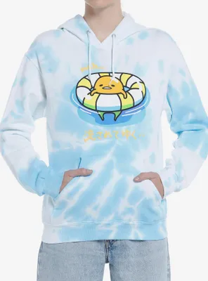 Gudetama Pool Tie-Dye Girls Hoodie