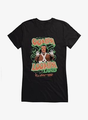 Willy Wonka And The Chocolate Factory Oompa Loompa Land Girls T-Shirt