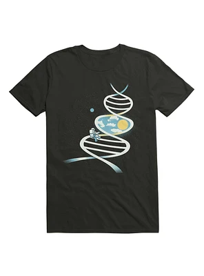 DNA Astronaut Science Window T-Shirt
