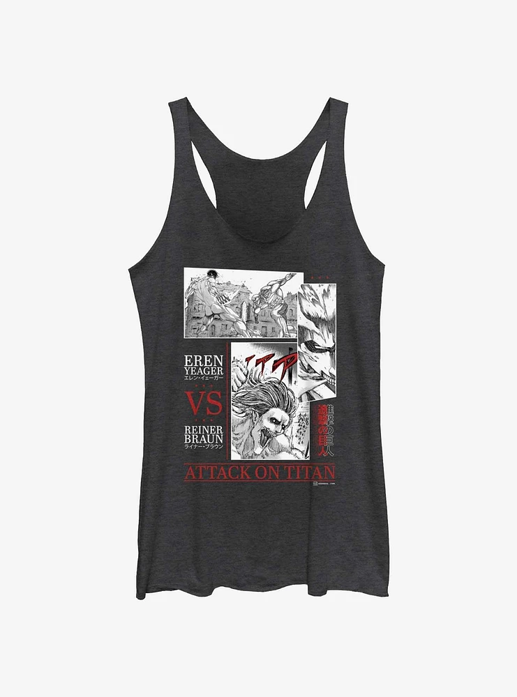 Attack on Titan Eren vs. Reiner Battle Sequence Girls Tank