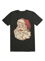 Santa Beard Full of Cats T-Shirt