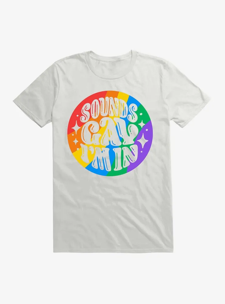 Pride Lettershoppe Sounds Gay I'm T-Shirt