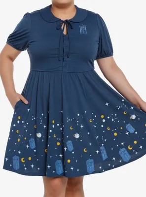 Doctor Who TARDIS Starry Night Dress Plus