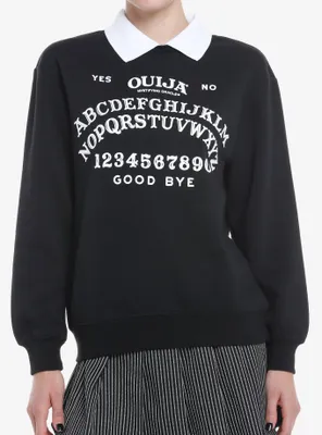 Ouija Board Collared Girls Sweatshirt