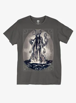Mystical Siren T-Shirt By LVB Art