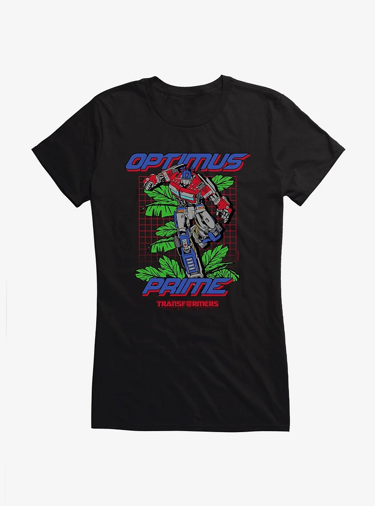 Transformers: Rise Of The Beasts Optimus Prime Palms Girls T-Shirt