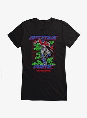 Transformers: Rise Of The Beasts Optimus Prime Palms Girls T-Shirt