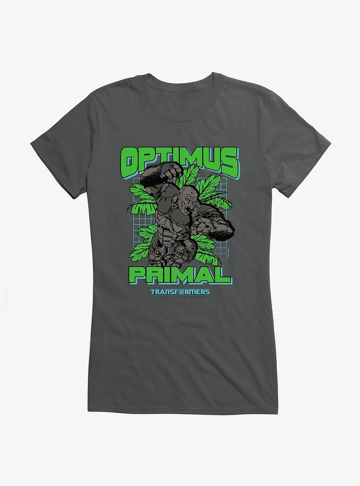 Transformers: Rise Of The Beasts Optimus Primal Palms Girls T-Shirt